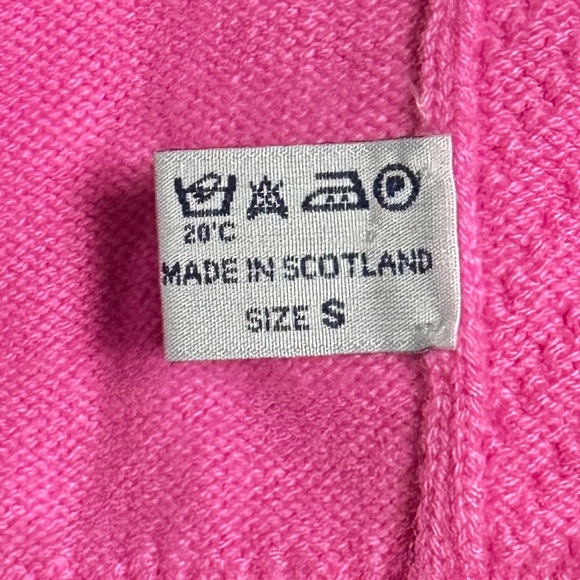 BARRIE | Cashmere Timeless Roll-Neck Jumper Pull Over Sweater Chanel Owned Pink - Picture 13 of 14